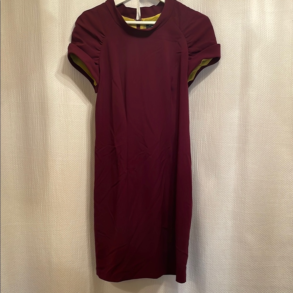 Chic Burgundy Dress